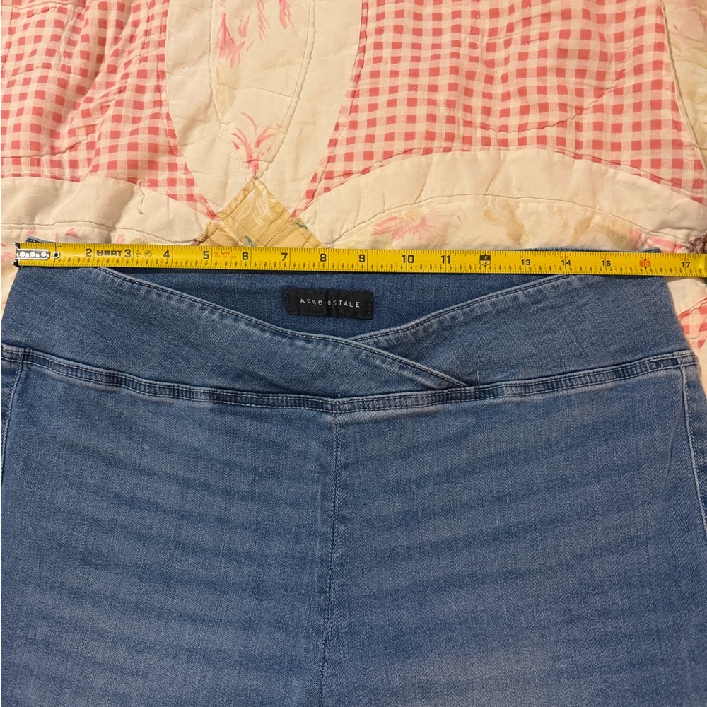 Aeropostale Flare Wide Leg Blue Jeans - Picture 5 of 6